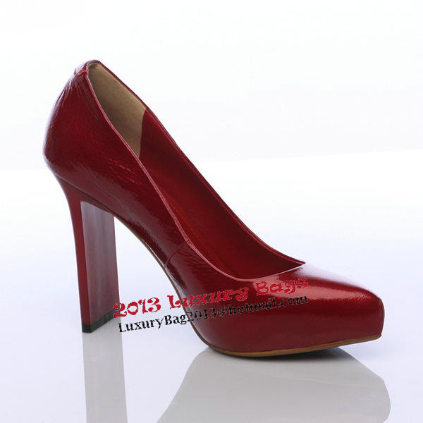 Prada Patent Leather 100mm Pump PD300 Wine