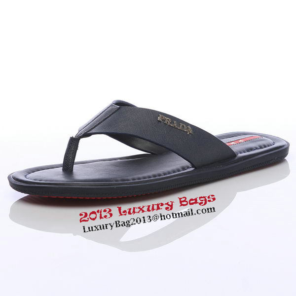 Prada Saffiano Leather Slipper PD308 Blue