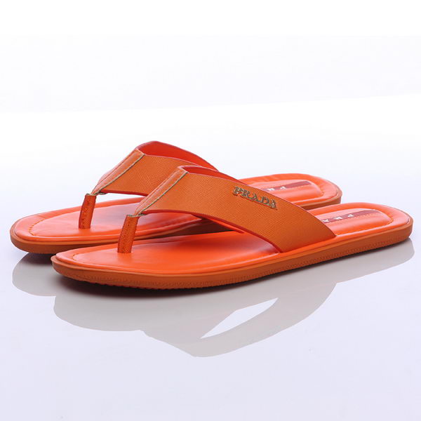 Prada Saffiano Leather Slipper PD308 Orange