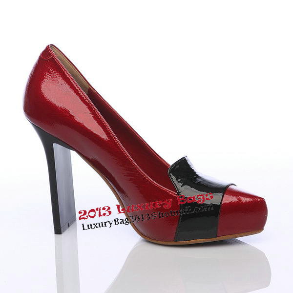 Prada Sheepskin Leather 100mm Pump PD297 Red