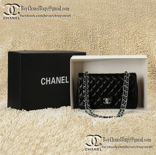 Chanel Classic Flap Bag 2.55 Series CHA1112 Black Original Leather