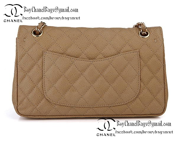 Chanel Classic Flap Bag 2.55 Series Cannage Pattern CHA1112 Apricot