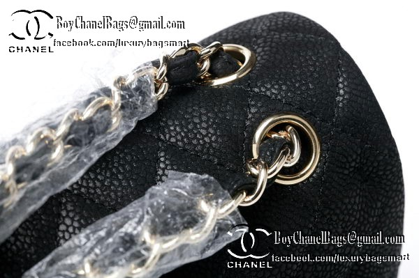 Chanel Classic Flap Bag 2.55 Series Original Nubuck Cannage Pattern CHA1112 Black