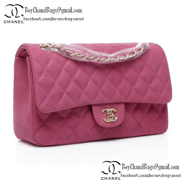 Chanel Classic Flap Bag 2.55 Series Original Nubuck Cannage Pattern CHA1112 Peach