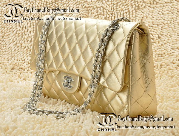 Chanel Classic Flap Bag 2.55 Series Sheepskin Leather CHA1112 Gold