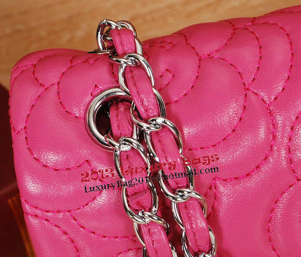 Chanel 2.55 Series Flap Bag Camellia Sheepskin Leather CHA1112