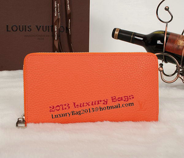 Louis Vuitton Grainy Leather Zippy Wallet M60017