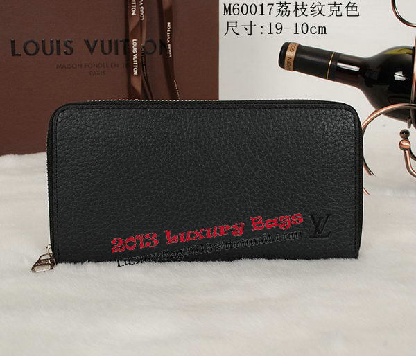 Louis Vuitton Grainy Leather Zippy Wallet M60017