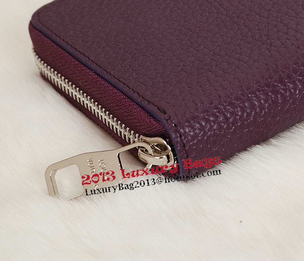 Louis Vuitton Grainy Leather Zippy Wallet M60017