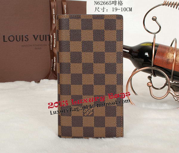 Louis Vuitton Monogram Damier Canvas Brazza Wallet N62665