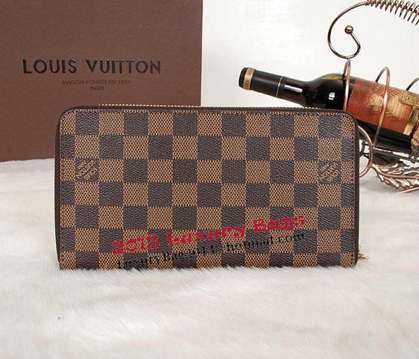 Louis Vuitton Monogram Damier Canvas Zippy Wallet M60002