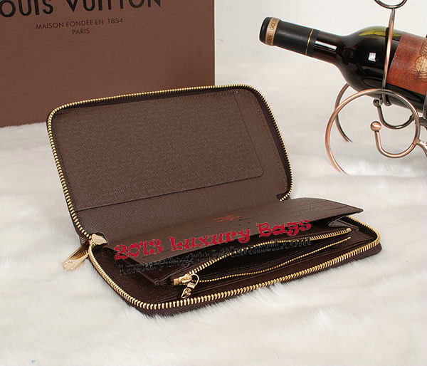 Louis Vuitton Monogram Damier Canvas Zippy Wallet M60002