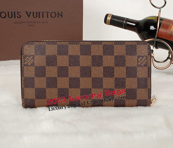 Louis Vuitton Wallets Monogram Damier Canvas Zippy N60015