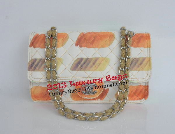 Chanel 2.55 Series Classic Flap Bag Canvas CHA90261 Multicolour