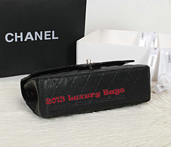 Chanel Classic Flap Bag 2.55 Series Original Cannage Pattern CHA1112 Black