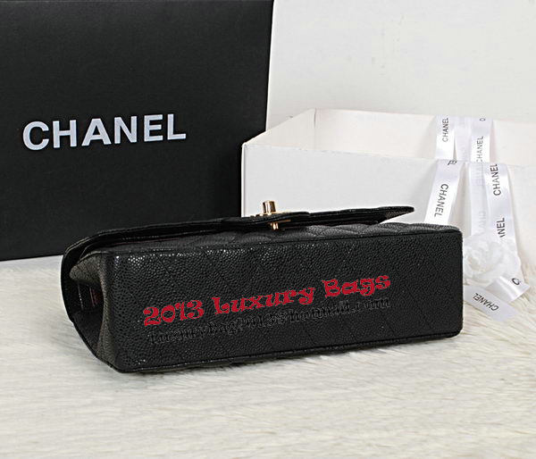 Chanel Classic Flap Bag 2.55 Series Original Cannage Pattern CHA1112 Black