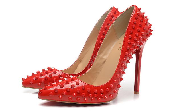 Christian Louboutin Patent Leather 120mm Pump CL1418 Red