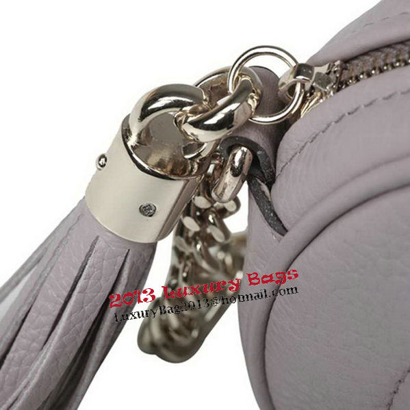 Gucci Soho Original Leather mini Chain Bag 353965 Grey