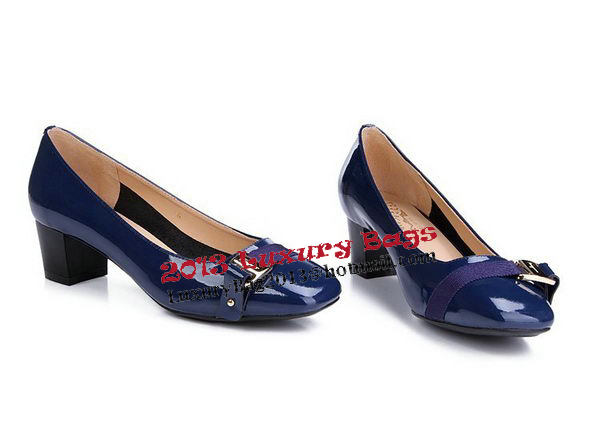 Salvatore Ferragamo Patent Leather FL0383 Blue