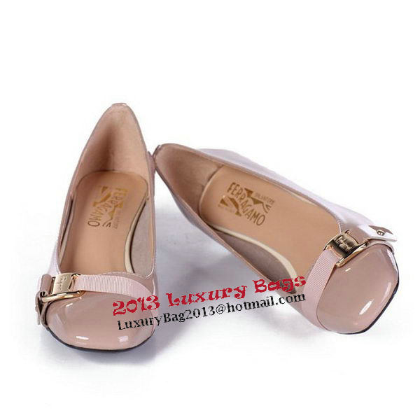 Salvatore Ferragamo Patent Leather FL0383 Pink