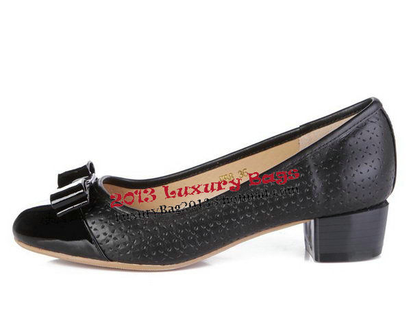 Salvatore Ferragamo Patent Leather FL0387 Black