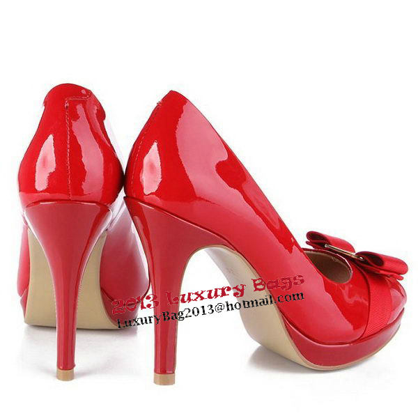 Salvatore Ferragamo Patent Leather FL0390 Red