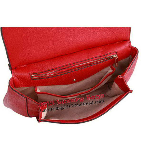 Gucci Nouveau Leather Shoulder Bag 347101 Red