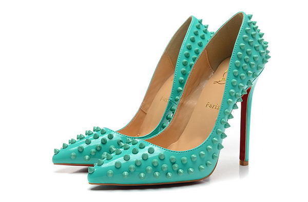 Christian Louboutin Patent Leather 120mm Pump CL1441 Green