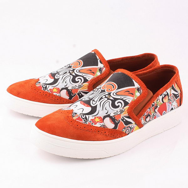 Givenchy Casual Shoes Suede Leather GI16 Orange