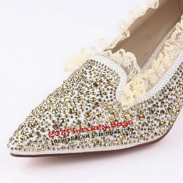 Valentino Pump Sequins Leather VT162 Grey