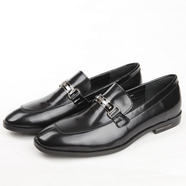 Prada Patent Leather Men Shoes PD333 Black