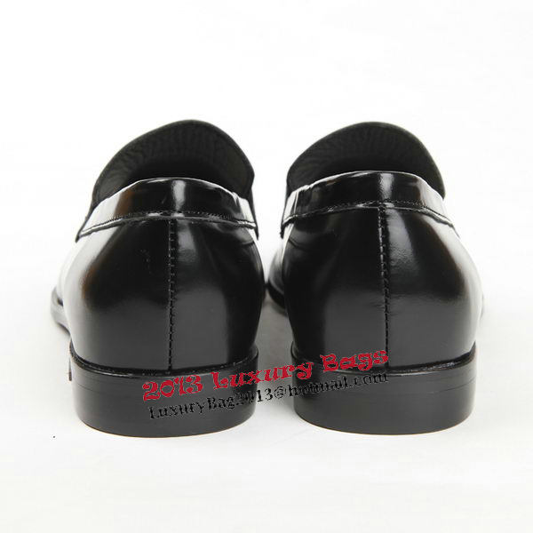 Prada Patent Leather Men Shoes PD333 Black