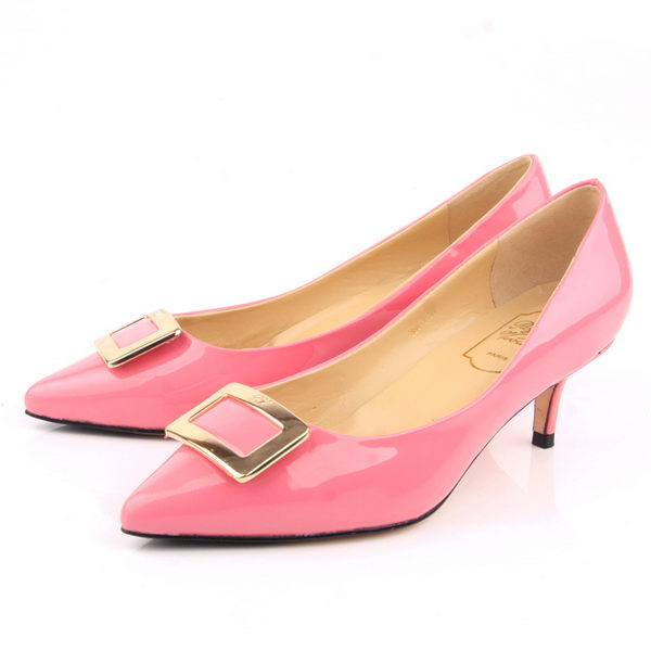 Roger Vivier Patent Leather Pump RV235 Pink