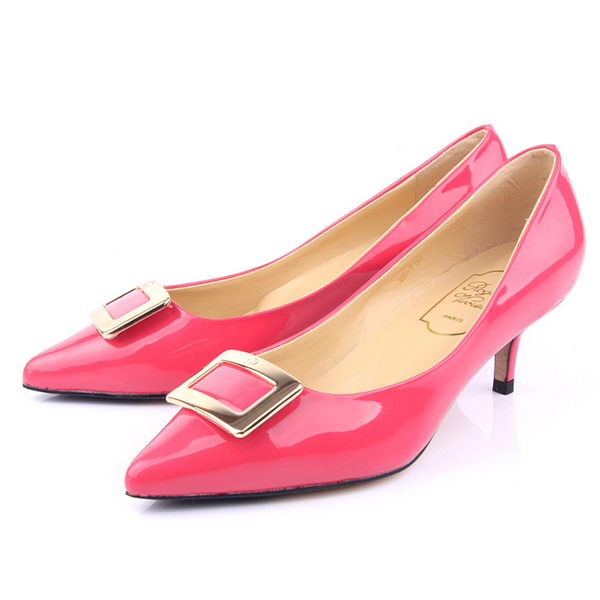 Roger Vivier Patent Leather Pump RV235 Rose