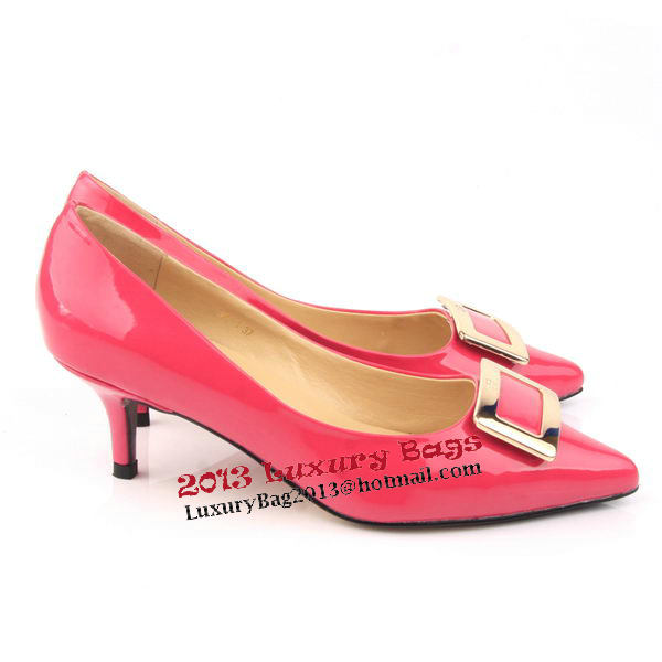 Roger Vivier Patent Leather Pump RV235 Rose