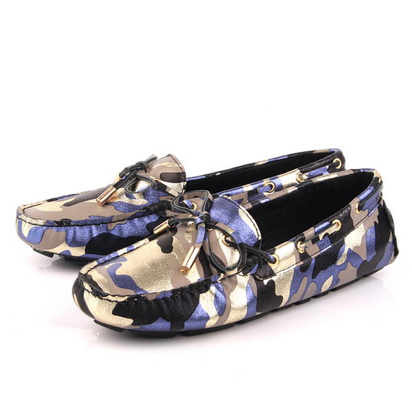 Valentino Calfskin Ballerina Flat VT163 Blue