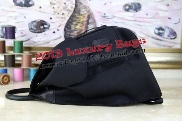 Hermes Canvas & Leather Backpack H1718 Black