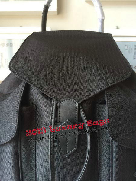 Hermes Canvas & Leather Backpack H1718 Black