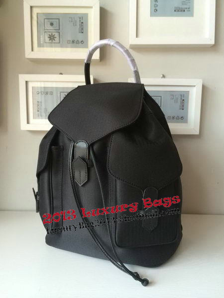 Hermes Canvas & Leather Backpack H1718 Black