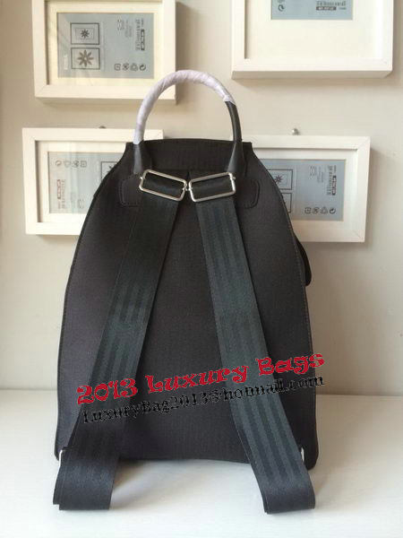 Hermes Canvas & Leather Backpack H1718 Black