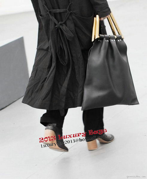 Celine Original Leather Tote Bag C2010 Black