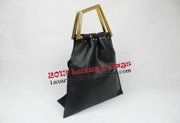 Celine Original Leather Tote Bag C2010 Black