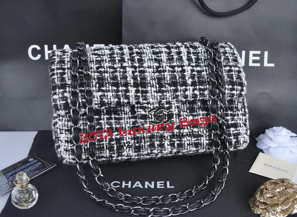 Chanel 2.55 Series Flap Bag Fabric CHA1112 Black