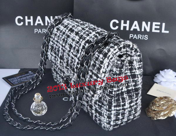 Chanel 2.55 Series Flap Bag Fabric CHA1112 Black