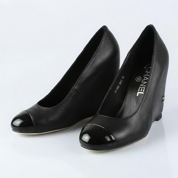 Chanel Sheepskin Leather Pump CH0940 Black