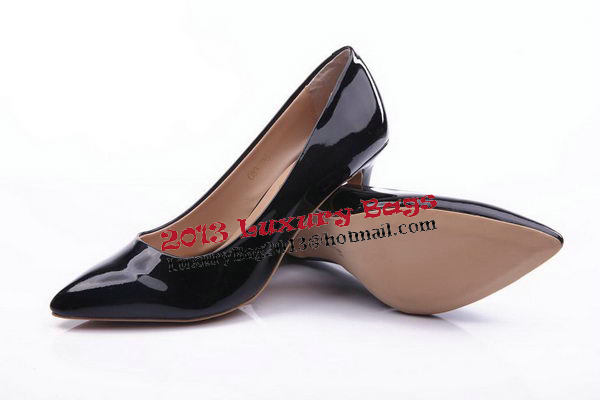 Salvatore Ferragamo Patent Leather Pump FL0460 Black