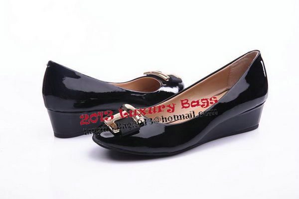 Salvatore Ferragamo Patent Leather Pump FL0461 Black