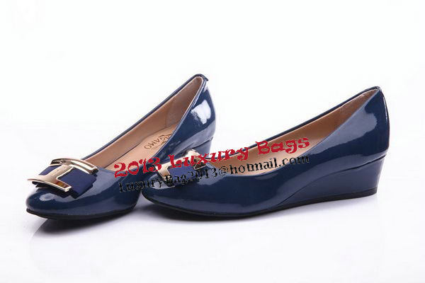 Salvatore Ferragamo Patent Leather Pump FL0461 Royal