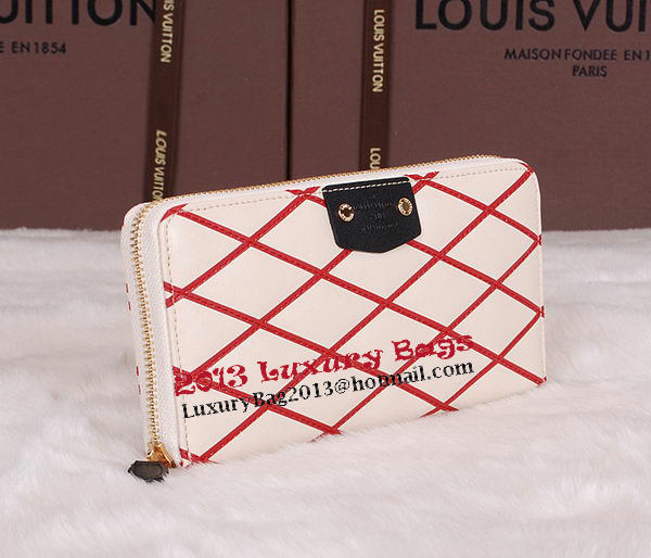 Louis Vuitton Fall Winter 2015 Zippy Wallet M60017 Red