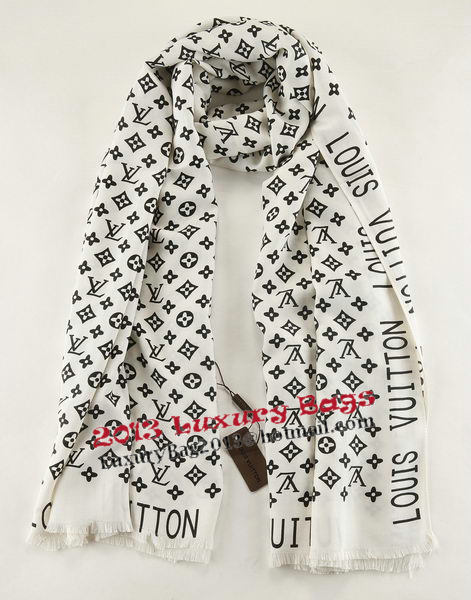 Louis Vuitton Scarves Cashmere LV6717 White